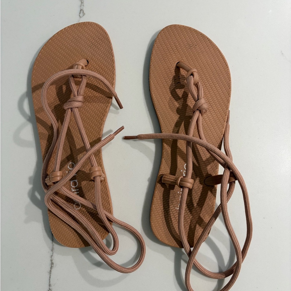 Elegant Tan Strappy Sandals for Women